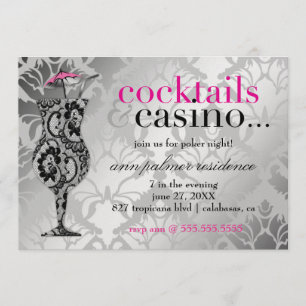 311 Cocktails & Casino Lace Invitation