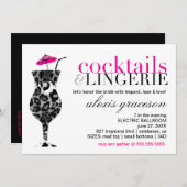 311 Cocktails & Lingerie Invitation (Front/Back)