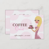 311 Coffee Cutie Blonde Wavy Business Card (Front/Back)