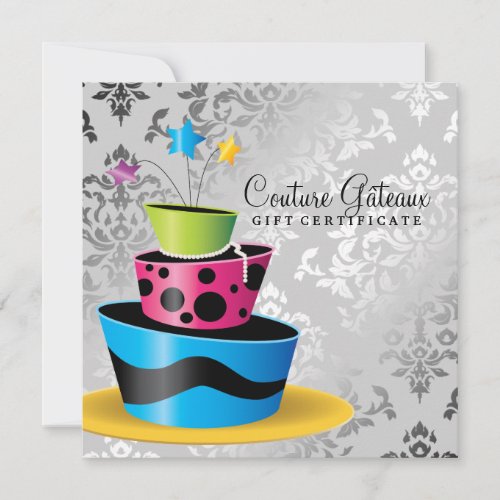 311 Couture Gâteaux Gift Certificate Multi Invite