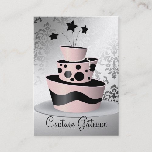 311 Couture Gâteaux Premium Pearl Paper Business Card Templates