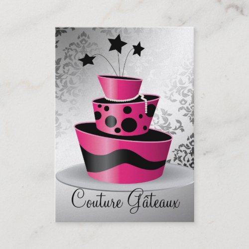 311 Couture Gâteaux Premium Pearl Paper Business Cards