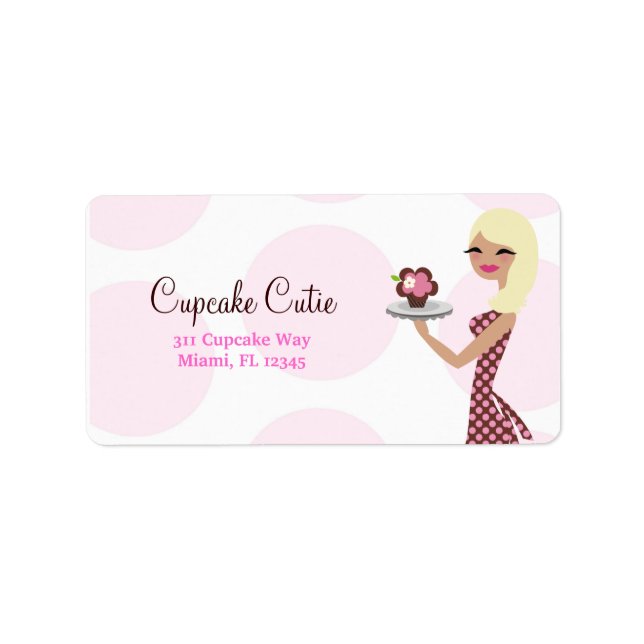 311-Cupcake Cutie - Light Wavy Blond Label (Front)
