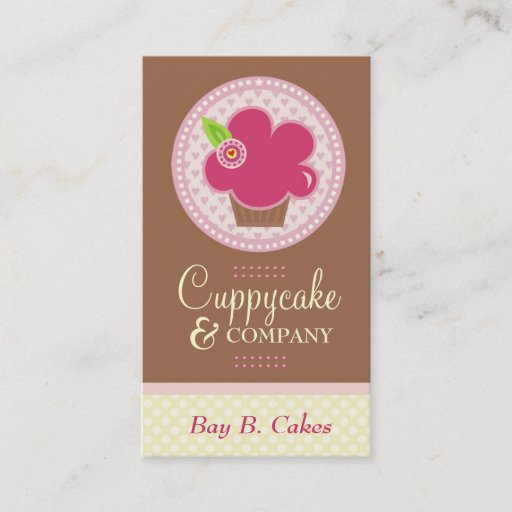 Customizable 311 CUPPYCAKE CUTIE BUSINESS CARD