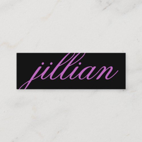 311 Custom Name Business Card Purple