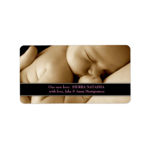 311-Customizable Baby Address Label