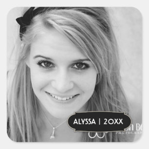 311-Customizable Graduation Photo Sticker