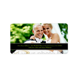311 Customizable Newlywed Address Label