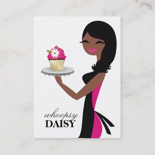 311 Daisy the Cupcake Cutie African American Business Cards