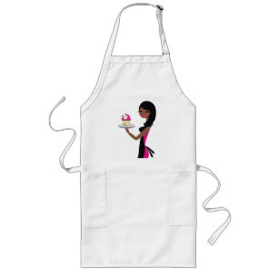 311 Daisy the Cupcake Cutie African American Long Apron