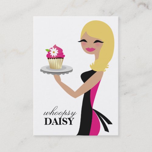 311 Daisy the Cupcake Cutie African Blonde Business Card Template