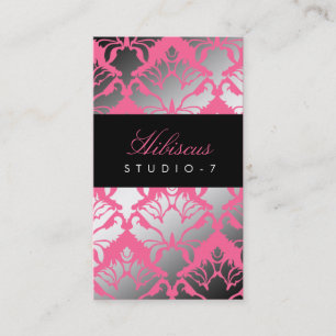 311 Damask Shimmer Hibiscus Business Card