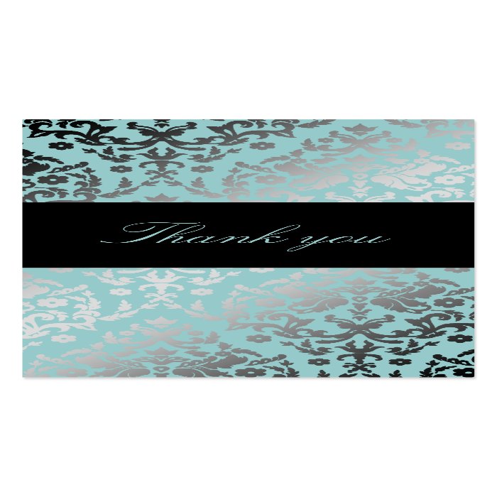 311 Dazzling Damask Artic Business Cards