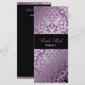 311 Dazzling Damask Purple Plush (Front/Back)
