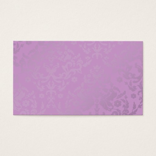 Customizable 311-Dazzling Damask Wild Purple Name Card Business Card Templates