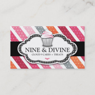 311 Divine Dotted Stripes Business Card