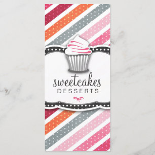 311 Divine Dotted Stripes Cupcakes Menu