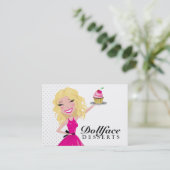311 Dollface Desserts Blondie 3.5 x 2 Business Card (Standing Front)