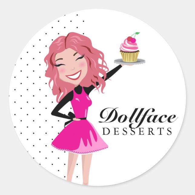 311 Dollface Desserts Blondie Classic Round Sticker (Front)