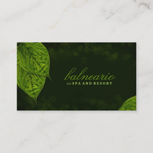 Customizable 311-Dream Leaf Business Card