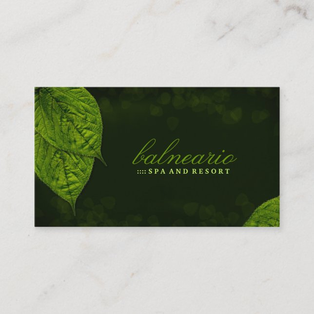 311-Dream Leaf Business Card (Front)