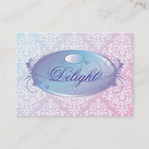 311-Dreamy Purple Delight Business Card Template