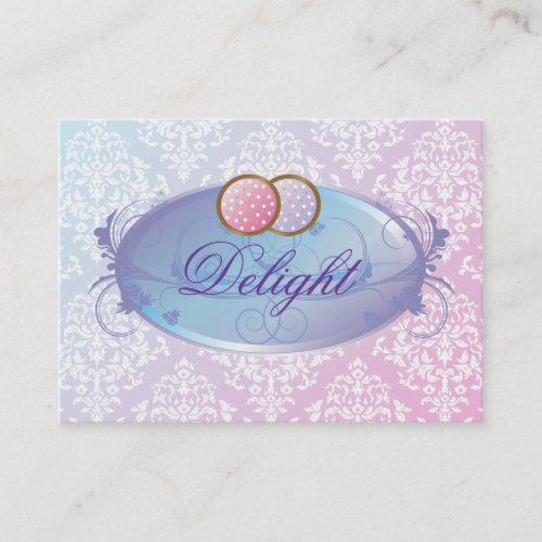 311-Dreamy Purple Delight Cookies Business Cards