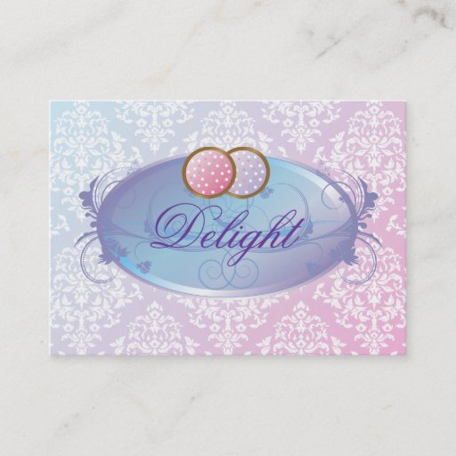 Customizable 311-Dreamy Purple Delight Cookies Business Cards