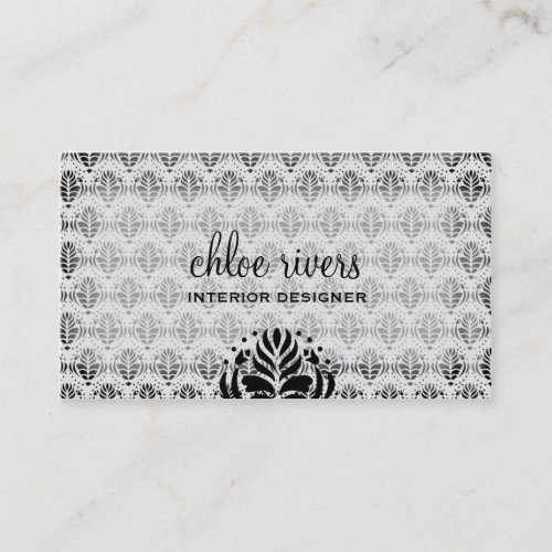 311-ELEGANT GRAY WALLPAPER BUSINESS CARDS