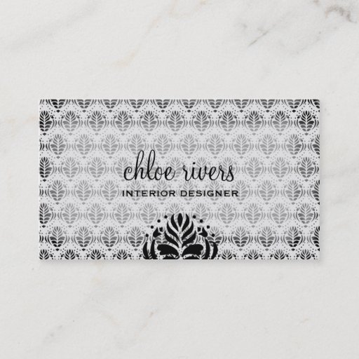 Customizable 311-ELEGANT GRAY WALLPAPER BUSINESS CARDS
