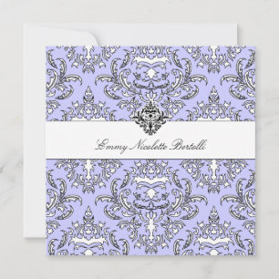 311-Emmy Perry Winkle Damask Invitation