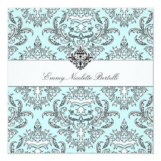 311-Emmy Sky Damask Invitation
