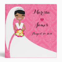 311 Ethnic Bride Pink Damask Planner