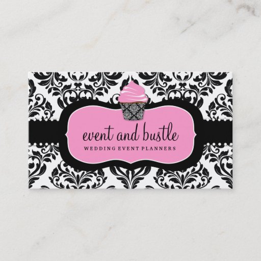 Customizable 311 Event &amp; Bustle Cupcake Business Card Template