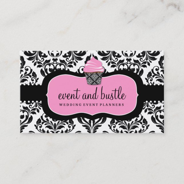 311 Event & Bustle Cupcake Business Card (Front)