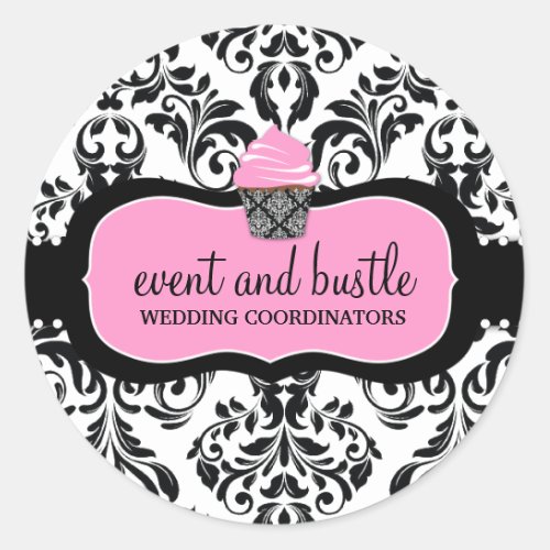 311 Event  Bustle Cupcake Classic Round Sticker