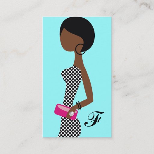 Customizable 311 Fashionista Bob Sky's the Limit Business Card Templates