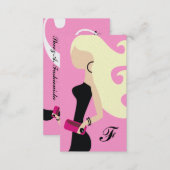 311 Fashionista Platinum Blonde Business Card (Front/Back)