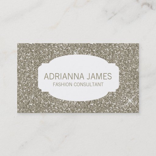Customizable 311 Faux Gold Sparkle Glitter Business Card Templates