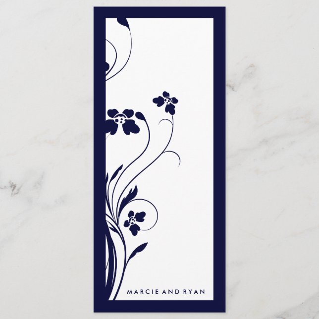 311-Floral High-Rise Program | Midnight Blue (Front)