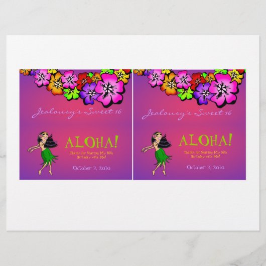 311-Flower Shower Candy Wrappers (Front)