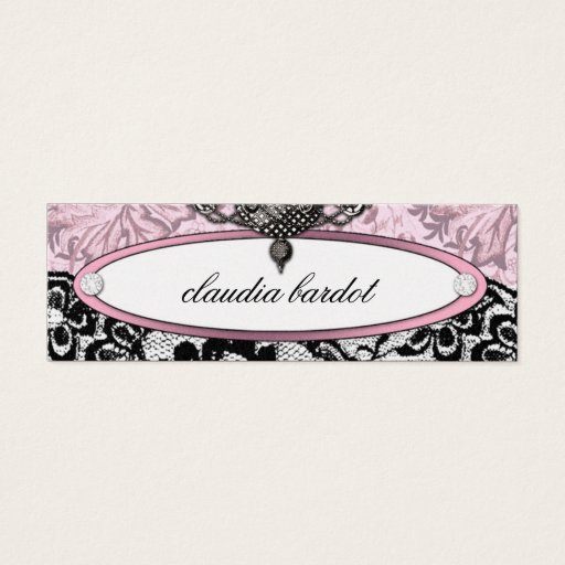Customizable 311 Frenchie Boudoir Price Tags Gold Metallic Business Card Template
