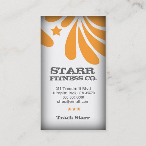 311  FRESHTASTIC ORANGE BUSINESS CARD