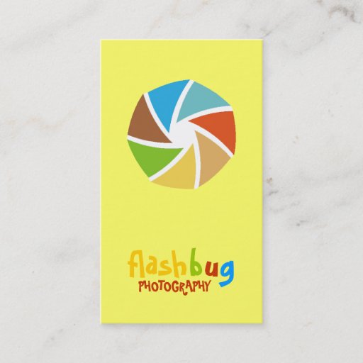 Customizable 311-FUNKY FUN PHOTOGRAPHER BUSINESS CARD TEMPLATES