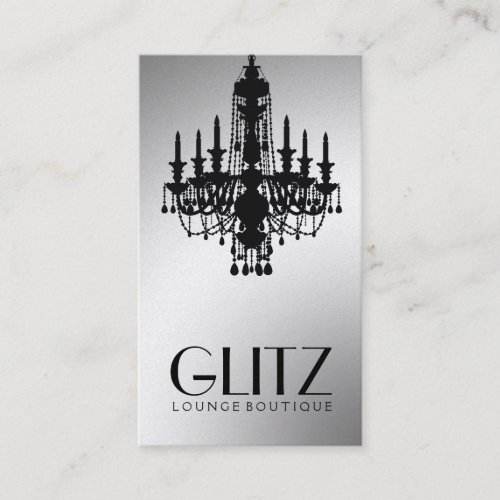311 Glitz Boutique - Festive Gold Business Card Template