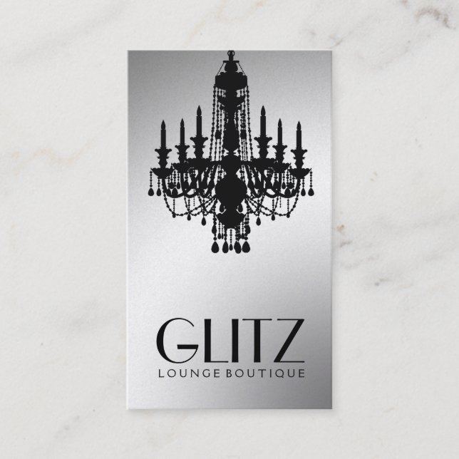 311 Glitz Boutique - Festive Gold Business Card (Front)