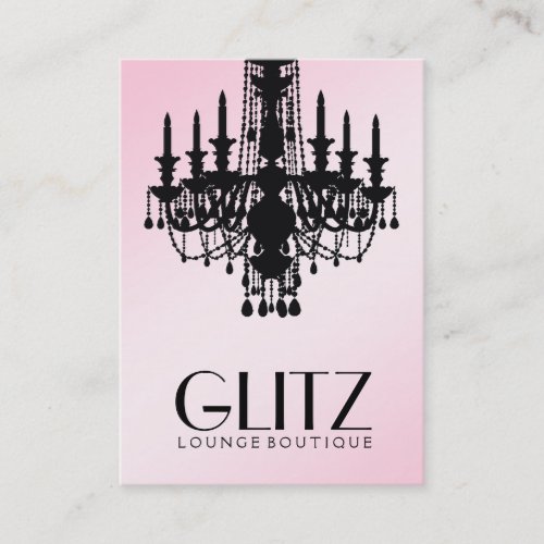 311 Glitz Boutique Pink Shimmer Business Card Templates