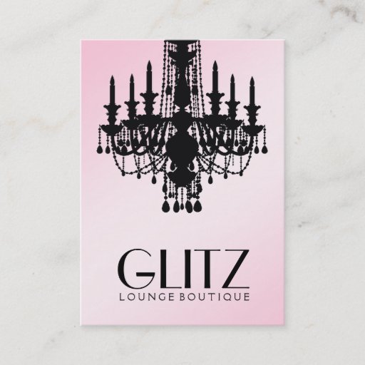 Customizable 311 Glitz Boutique Pink Shimmer Business Card Templates