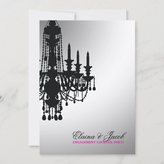 311-Glitz Chandelier - Invitation Metallic Gold (Front)