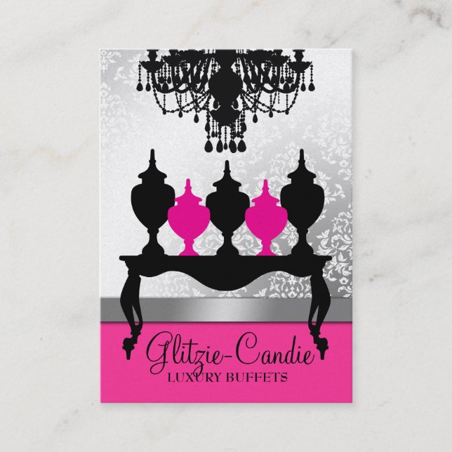 311 Glitzie Candie Metallic Pearl Business Card (Front)